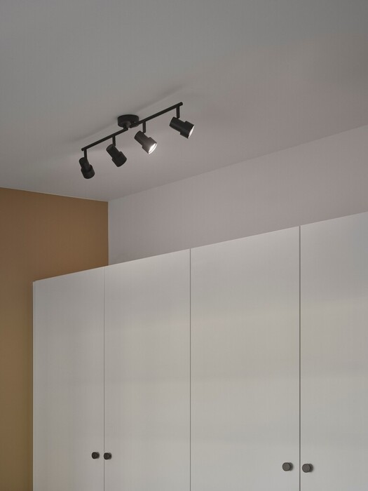 Nordlux Boston 4-skinne svart